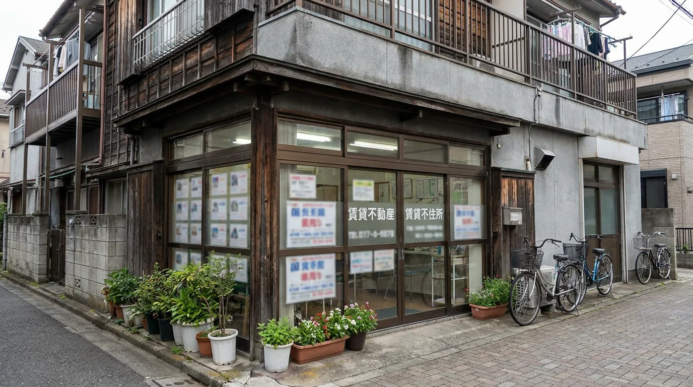亀有駅周辺にある株式会社マイウェイハウジングの店舗外観